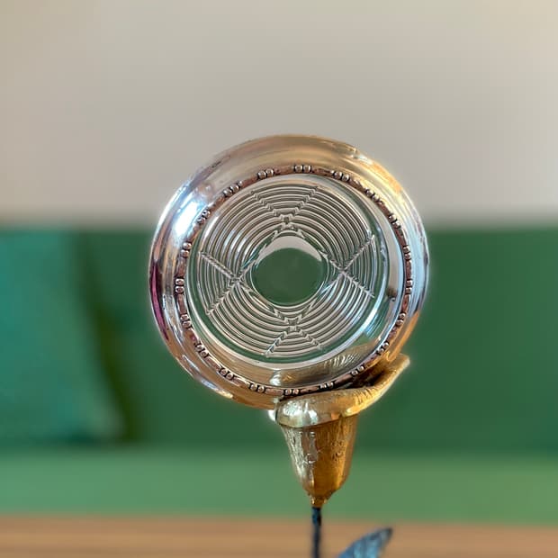 [앤틱 실버웨어] 빈티지 Amston 925 스털링실버 크리스탈 코스터