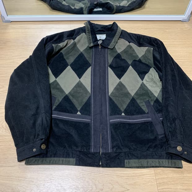 L)Waggish 스웨이드터치 블루종 