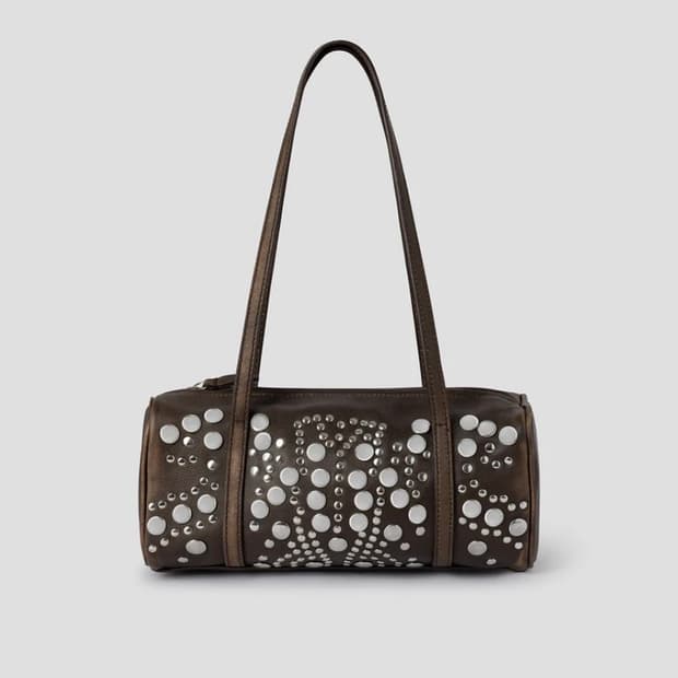 기마구아스 Sofia 스터드백 레더 브라운