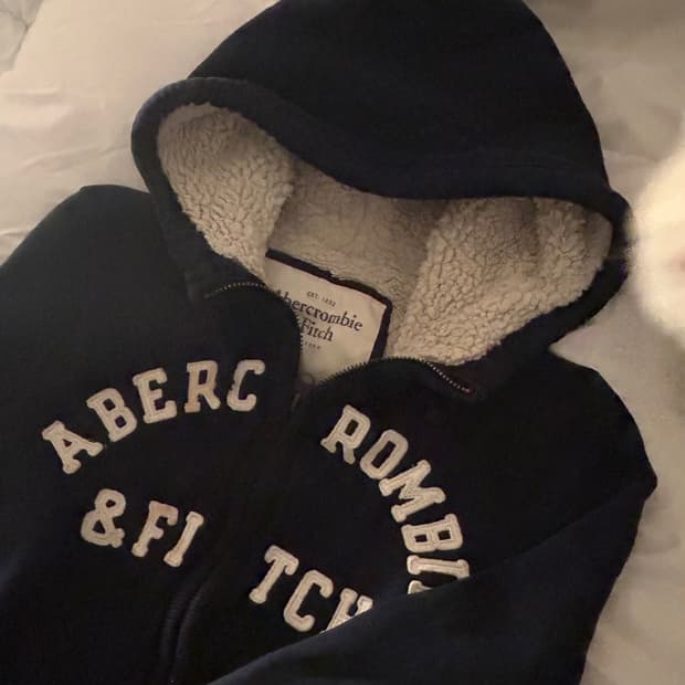 아베크롬비 양털 후드집업
