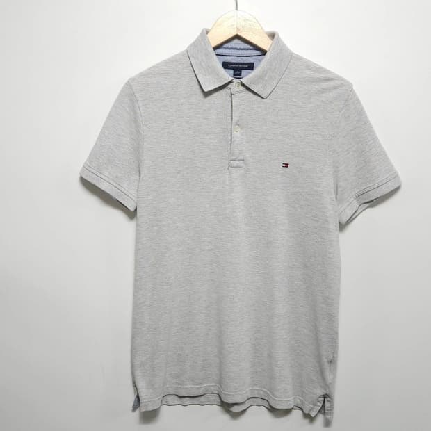 95~100 TOMMY 타미 반팔 카라티 그레이 상품이미지1
