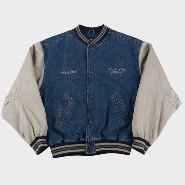 [M] 00's 기어 포 스포츠 데님 바시티 자켓