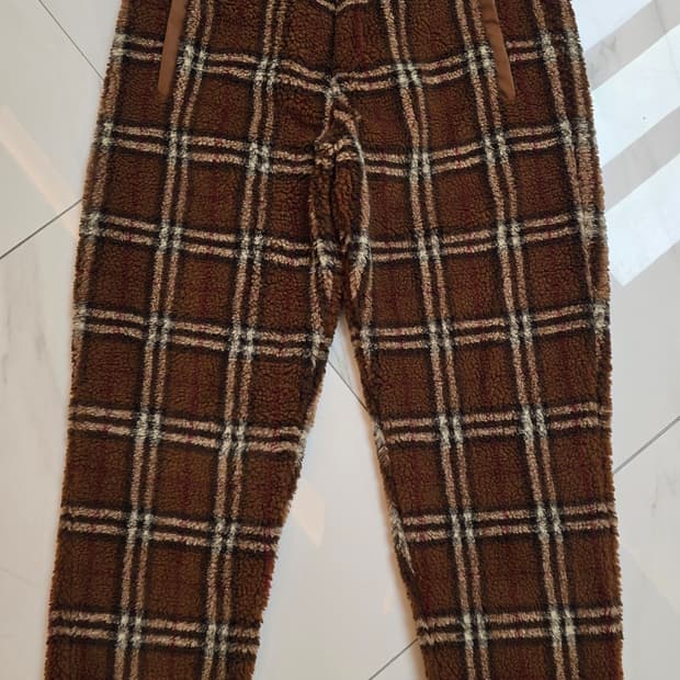 버버리 디미트리 플리스 팬츠 L