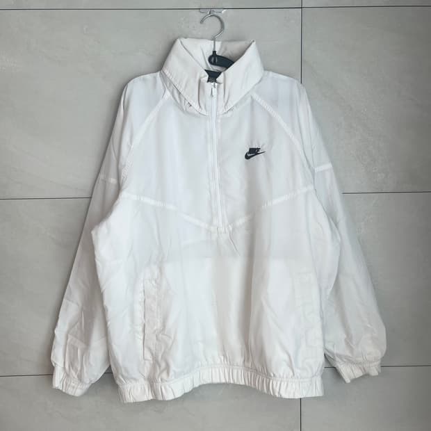 나이키 윈드러너 언라인드 아노락 바람막이 화이트 [L]