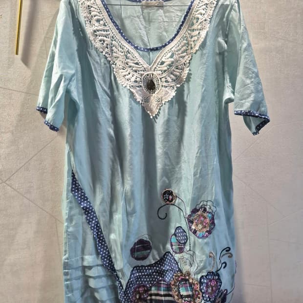 빈티지 자수 원피스