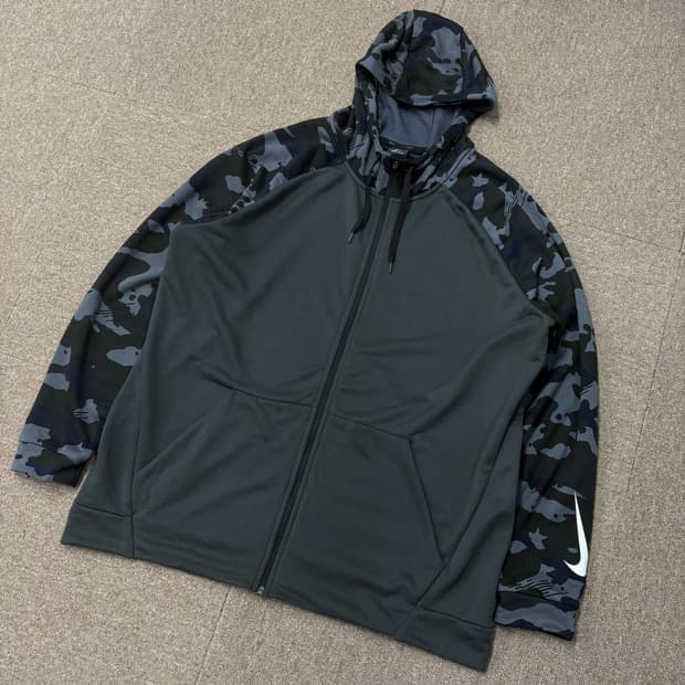나이키 카모 후드집업