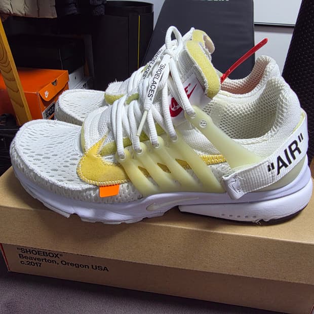 나이키X오프화이트 프레스토 275