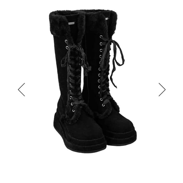 루루서울 퍼부츠 롱 Winter Angel Fur Boots long