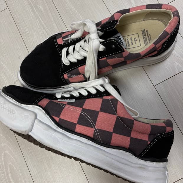 MMY 메종 미하라 야스히로 핑크 체커보드 42