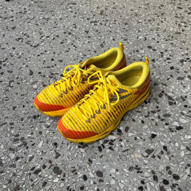 asics X kiko gel-delva yellow