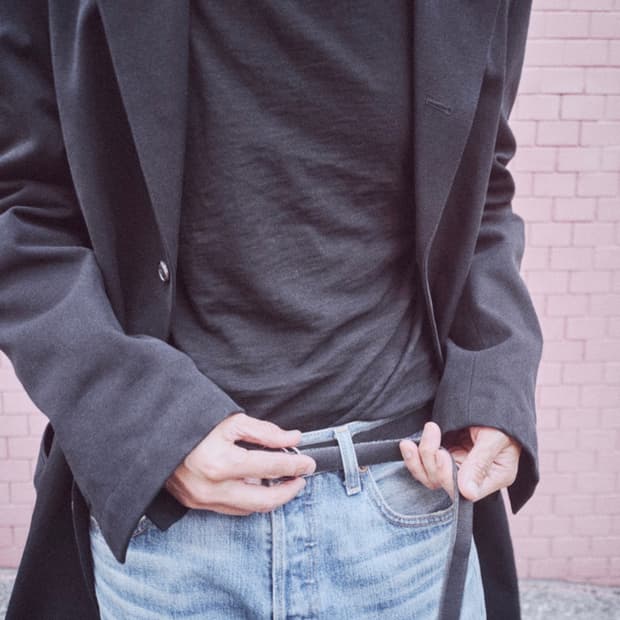 모노프리베 텍스쳐드 슬리브 블랙 1사이즈