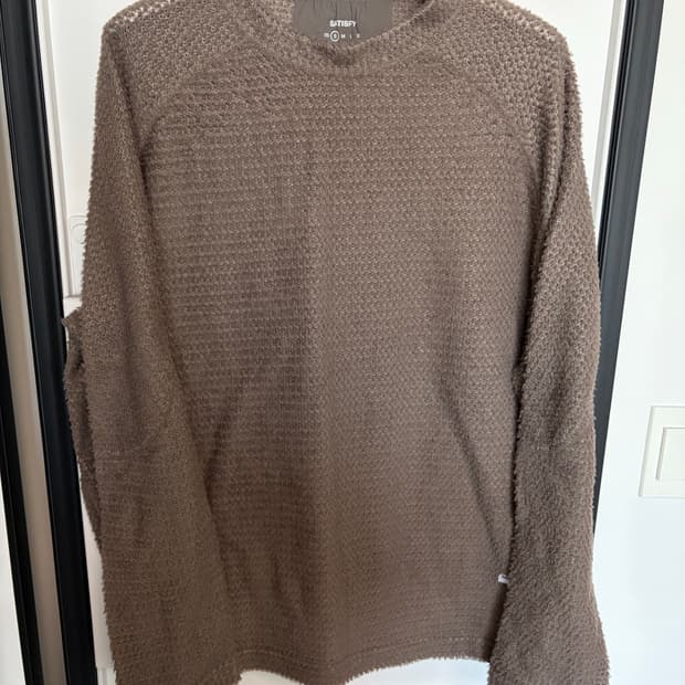 [S] satisfy 새티스파이 퍼즈플리스 AD 롱 티셔츠 팔콘