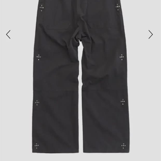 [새상품2] 폴리테루 1011 고시마 팬츠 리벳 플라워 딥차콜