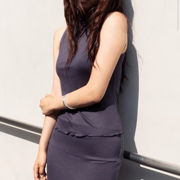 Breeze archive Drape Neck Sleeveless 