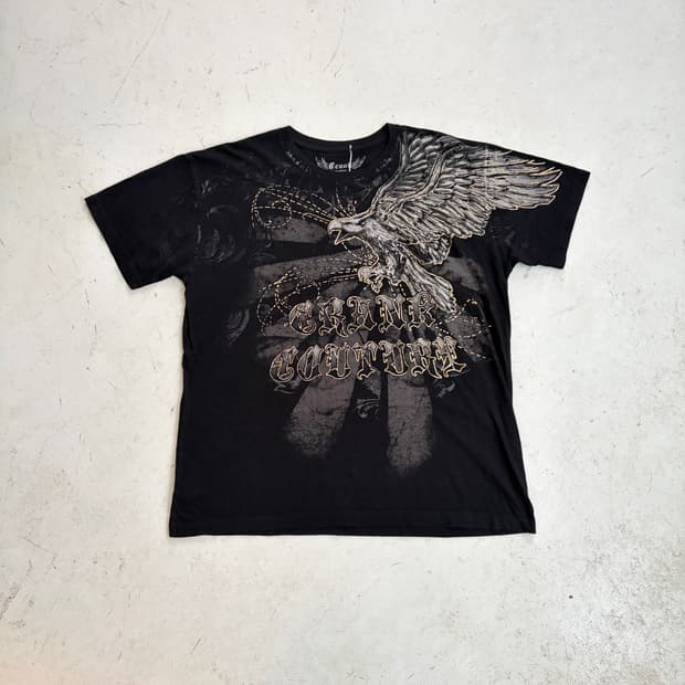 Crank USA 빈티지 반팔티 XL