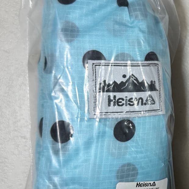 미개봉) 하이산 초경량 컴팩트 포켓백 도트백 도트 백팩 스카이 블루