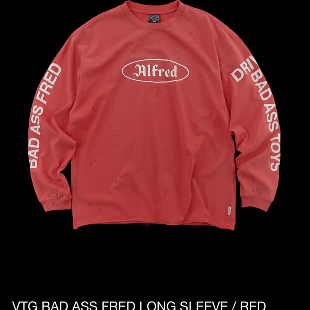 알프레드 롱슬리브(VTG BAD ASS FRED LONG SLEEVE/S