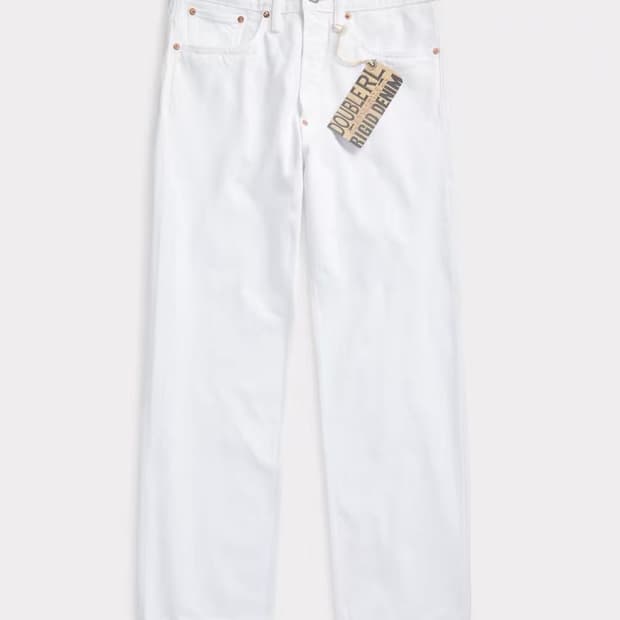 rrl 빈파포 리미티드 화이트진 32/30