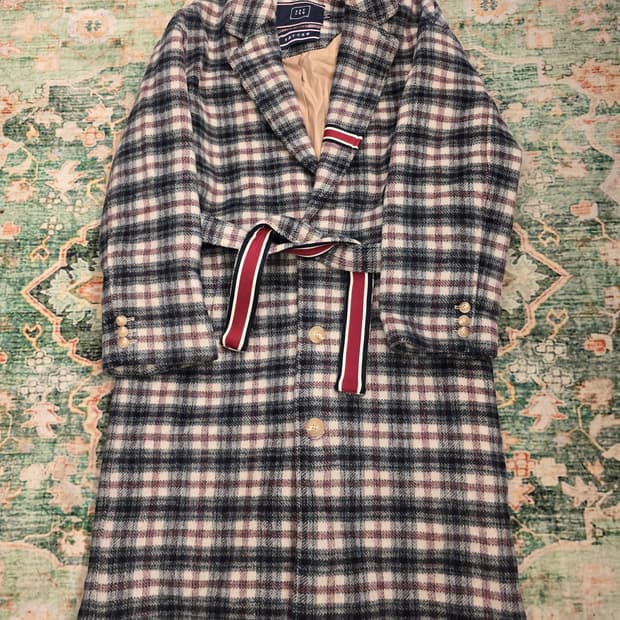 로맨틱 크라운(Romantic Crown)체크 울코트