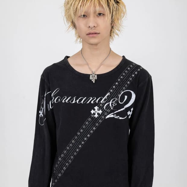 (2002)Slash belted L/S tee