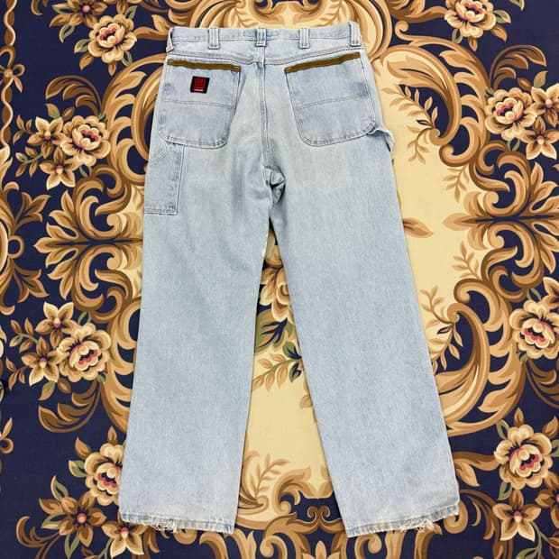 (34)랭글러 Wrangler 카펜터 연청 데님팬츠