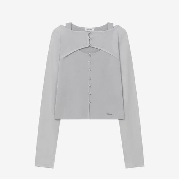 미세키서울 레이어드 니트탑 볼레로