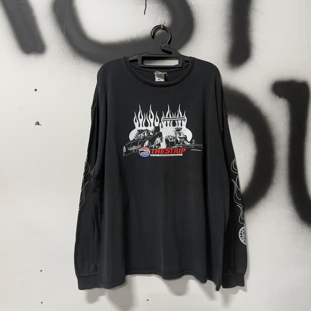 VTG 빈티지 빅사이즈 멀티 프린팅 롱슬리브 티셔츠
