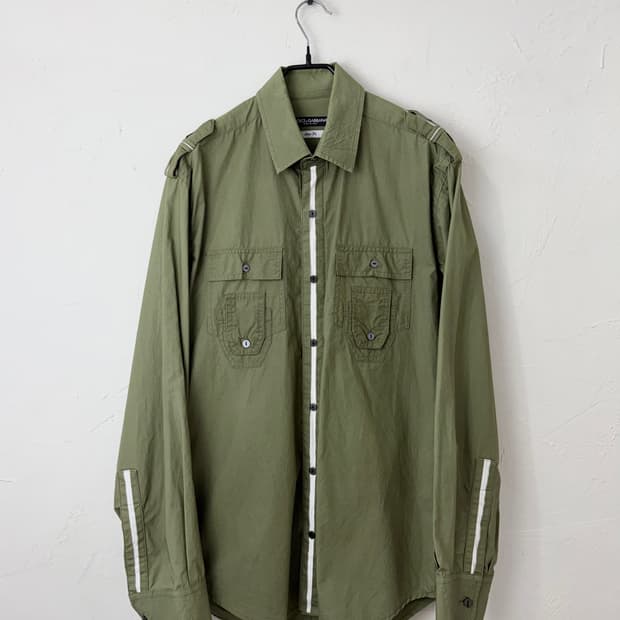 돌체앤가바나 카고 셔츠