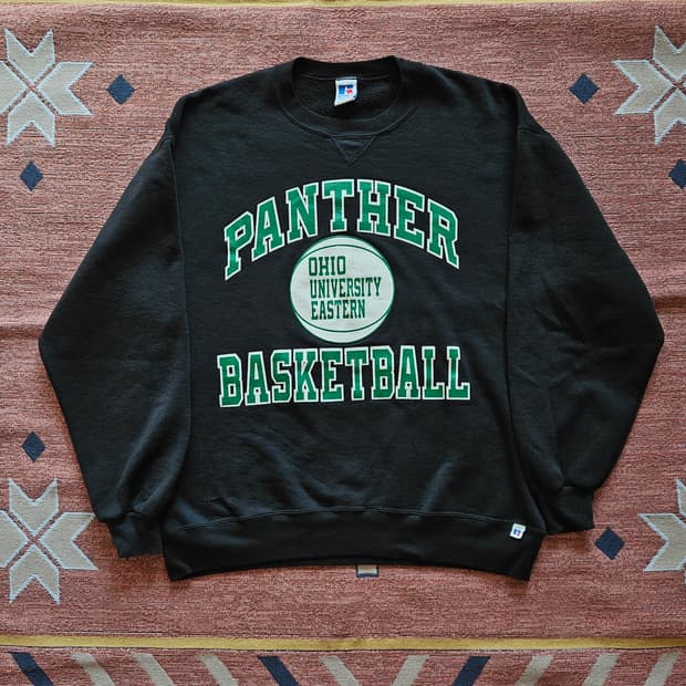 90s 러셀 레터링 스웻 / USA