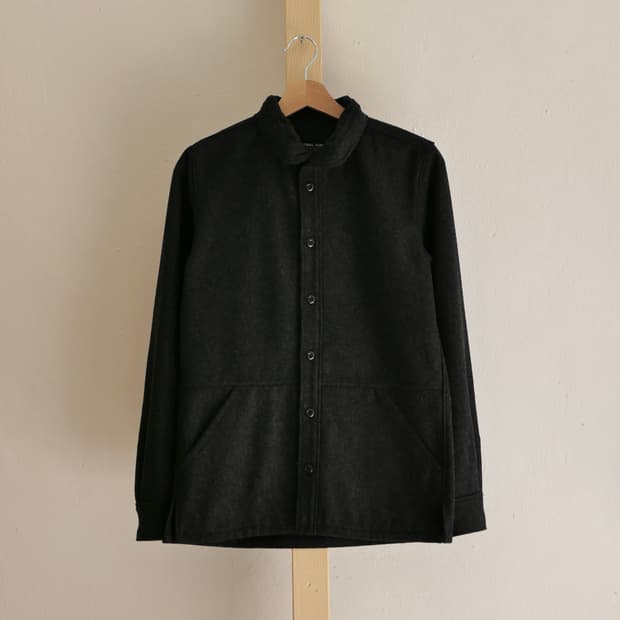 파이널 홈 울 블렌드 셔츠 자켓