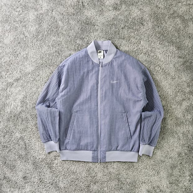 나이키 체크 바람막이 자켓