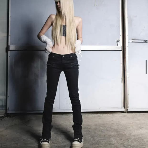 ์ฟ์ด ์คํค๋ kyoiii KY01-ZIP SKINNY(BLACK)