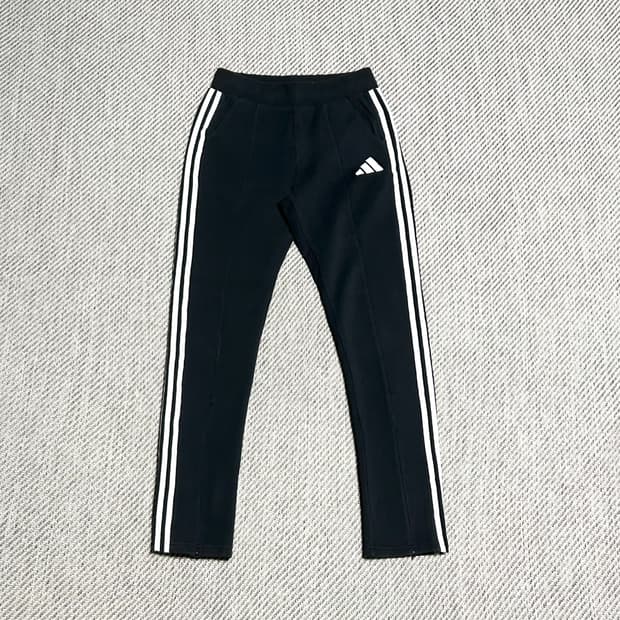 [S] adidas 아디다스 우먼즈 검/흰 코튼 트랙 팬츠