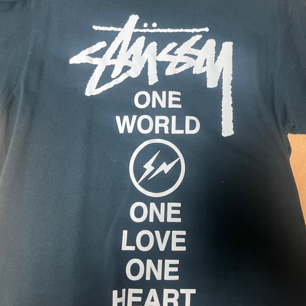 스투시 프라그먼트 콜라보 반팔