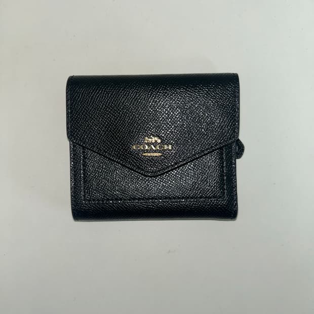 코치 반지갑 코치 LIBLK 크로스그레인 레더 반지갑 58298