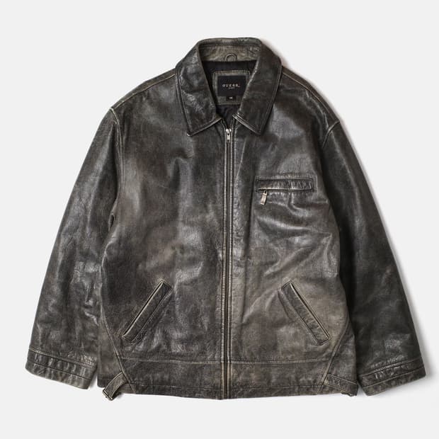 1990's Guess Jeans Leather Jacket