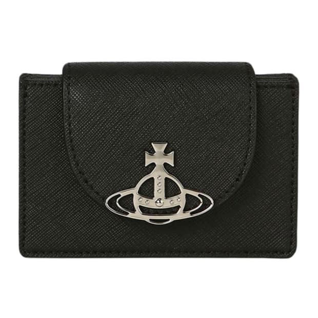 비비안웨스트우드 사피아노 플랩 카드 반지갑