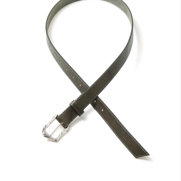 해칭룸  Rock Buckle Belt Khaki