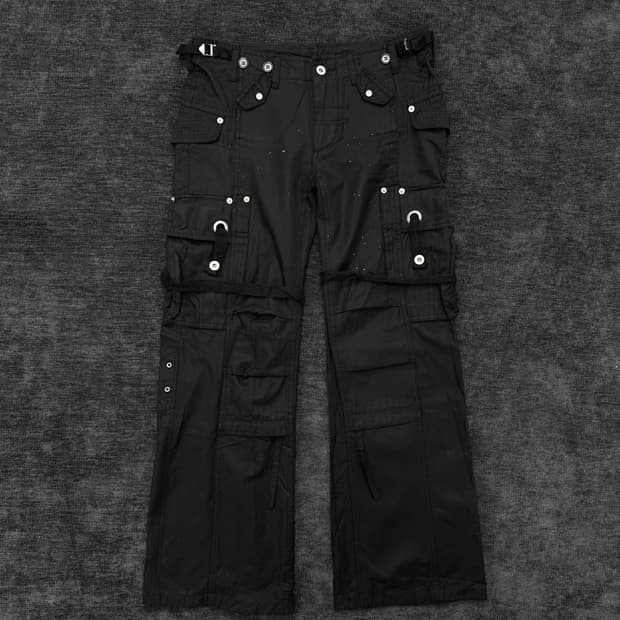 lav 택티컬 카고 플레어 팬츠