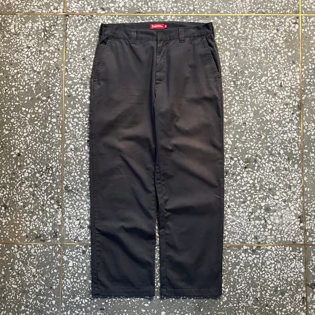 슈프림 워크 팬츠 스모크 - 23ss