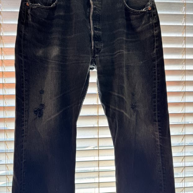 [40] 00년 9월 생산 리바이스 501-0660 블랙진 