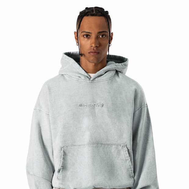 [XL] TwoJeys 투제이 워시드 그레이 후드 맨투맨 팝니다