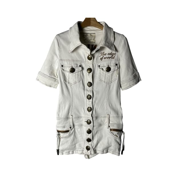 [Garula] 오네갸루 버튼 점프슈트