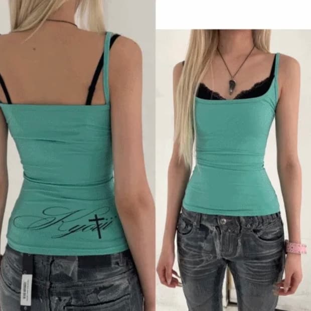 KY02-LACE SLEEVELESS