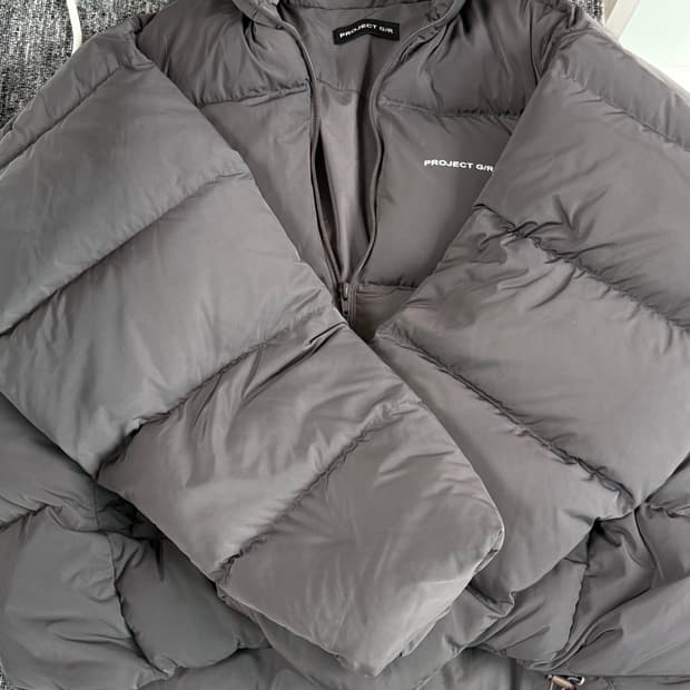그레일즈 프로젝트 gr 스프린터 푸퍼 패딩 그레이 1사이즈
