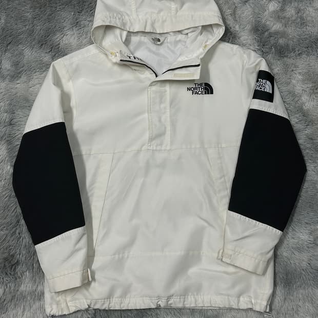 노스페이스 화이트라벨 우븐 아노락 후드 m