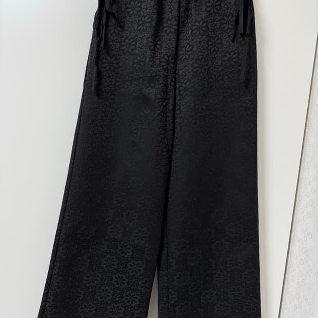 Thetis 더티스 자카드 밴딩 팬츠