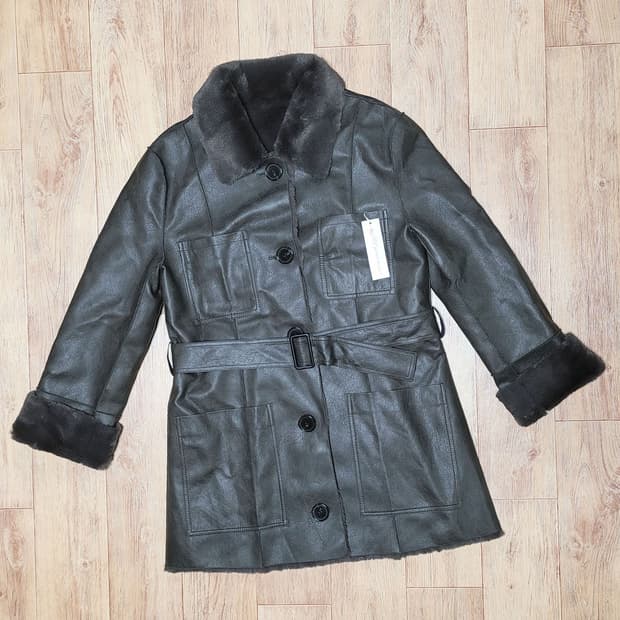 낫유어로즈(not your rose) 리버시블 레더무스탕 55-66 새상