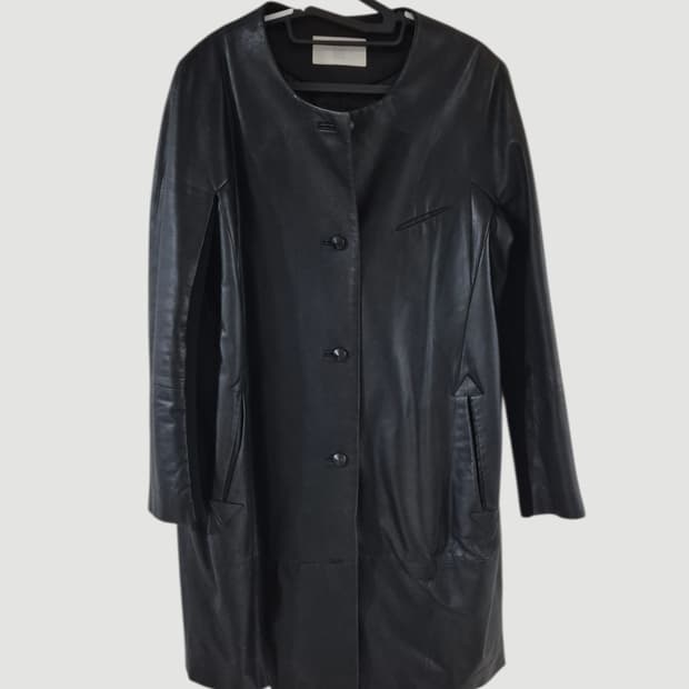 [55~66]KUHO쿠호 여자 양가죽 롱자켓