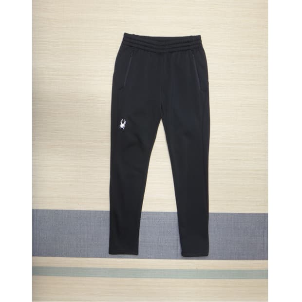 (M/85cm) 스파이더 에센셜 트레이닝 기모 팬츠 블랙